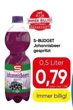 Spar S-BUDGET Johannisbeer gespritzt Angebot