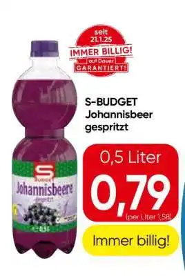 Spar S-BUDGET Johannisbeer gespritzt Angebot