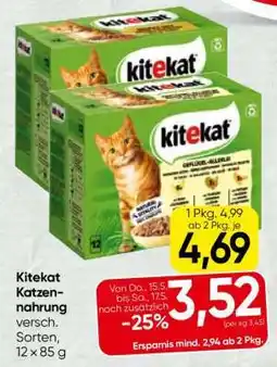 Spar Kitekat Katzennahrung Angebot