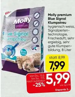 Spar Molly Premium Blue Signal Klumpstreu Angebot