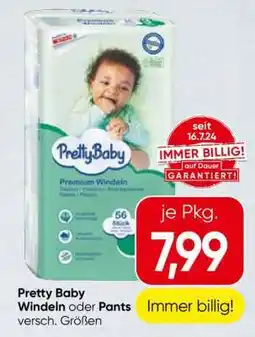 Spar Pretty Baby Windeln oder Pants Angebot