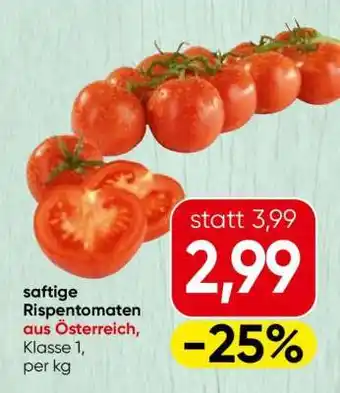 Spar saftige Rispentomaten aus Österreich Angebot