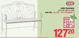 Maximarkt Antik-Eisenbank Angebot