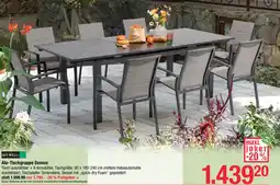 Maximarkt Alu-Tischgruppe Domus Angebot