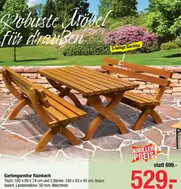 Maximarkt Gartengarnitur Rainbach Angebot