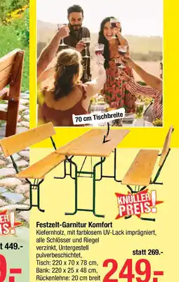 Maximarkt Festzelt-Garnitur Komfort Angebot