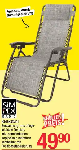 Maximarkt Relaxstuhl Angebot
