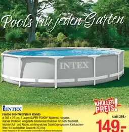 Maximarkt Frame Pool Set Prism Rondo Angebot