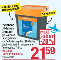 Maximarkt Steinbach pH-Minus Granulat Angebot