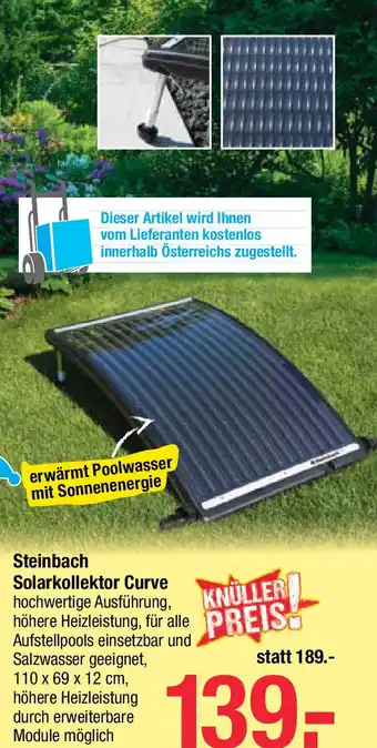 Maximarkt Solarkollektor Curve Angebot
