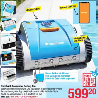 Maximarkt Poolrunner Battery Pro Angebot