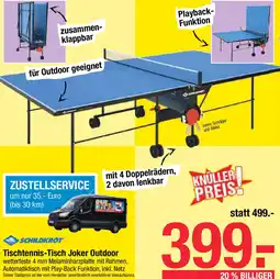 Maximarkt Tischtennis-Tisch Joker Outdoor Angebot
