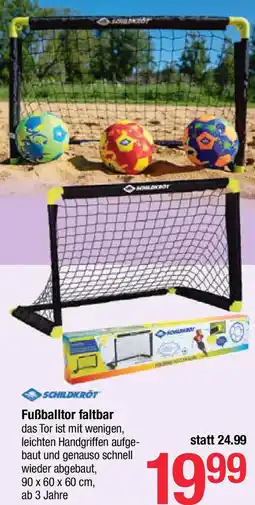 Maximarkt Fußballtor faltbar Angebot