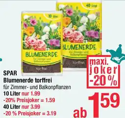Maximarkt SPAR Blumenerde torffrei Angebot