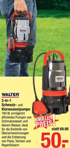 Maximarkt 2-in-1 Schmutz- und Klarwasserpumpe Angebot