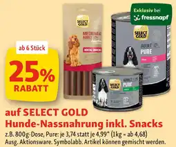 Fressnapf Hunde-Nassnahrung inkl. Snacks Angebot