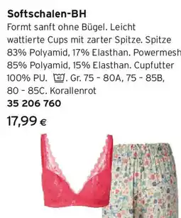 Tchibo Eduscho Softschalen-BH Angebot