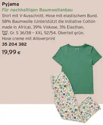 Tchibo Eduscho Pyjama Angebot