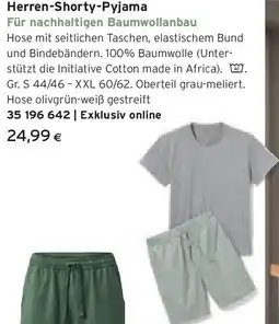 Tchibo Eduscho Herren-Shorty-Pyjama Angebot