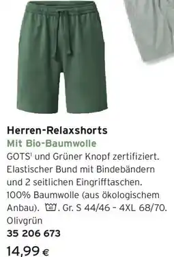 Tchibo Eduscho Herren-Relaxshorts Angebot