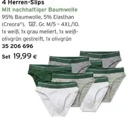 Tchibo Eduscho 4 Herren-Slips Angebot
