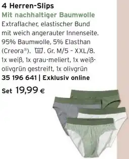 Tchibo Eduscho 4 Herren-Slips Angebot