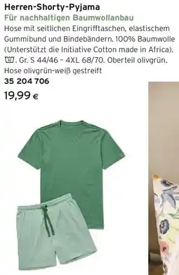 Tchibo Eduscho Herren-Shorty-Pyjama Angebot