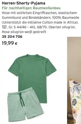 Tchibo Eduscho Herren-Shorty-Pyjama Angebot