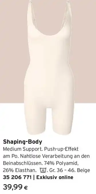 Tchibo Eduscho Shaping-Body Angebot