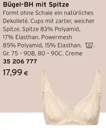 Tchibo Eduscho Bügel-BH mit Spitze Angebot
