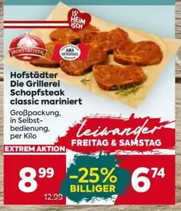 Billa Hofstädter Die Grillerei Schopfsteak classic mariniert Angebot