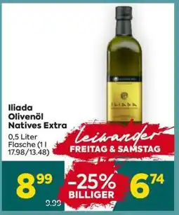 Billa Iliada Olivenöl Natives Extra Angebot