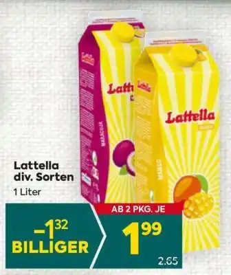 Billa Lattella div. Sorten Angebot