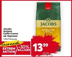 Billa Jacobs Auslese Caffe Crema od. Espresso Angebot