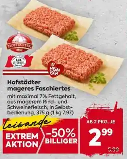 Billa Hofstädter mageres Faschiertes Angebot