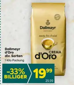 Billa Dallmayr d’Oro div. Sorten Angebot