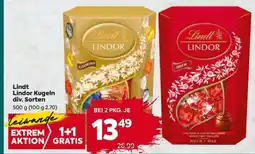 Billa Lindt Lindor Kugeln div. Sorten Angebot