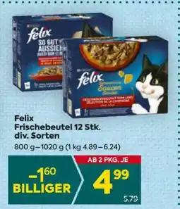 Billa Felix Frischebeutel 12 Stk. div. Sorten Angebot