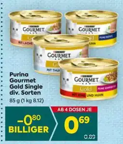 Billa Purina Gourmet Gold Single div. Sorten Angebot