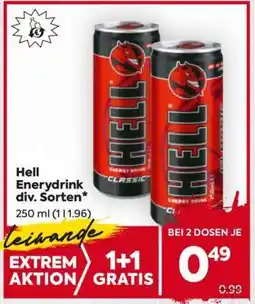 Billa Hell Energydrink div. Sorten Angebot