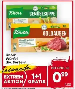 Billa Knorr Würfel div. Sorten Angebot