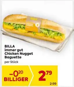 Billa BILLA immer gut Chicken Nugget Baguette Angebot