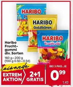 Billa Haribo Fruchtgummi div. Sorten Angebot