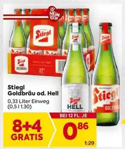 Billa Stiegl Goldbräu od. Hell Angebot