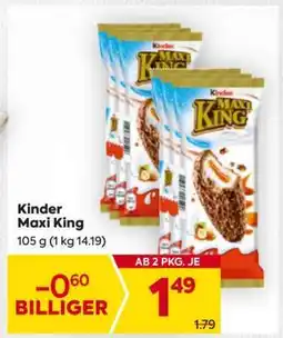Billa Kinder Maxi King Angebot