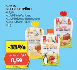 Hofer MAMIA BIO BIO-FRUCHTPÜREE Angebot