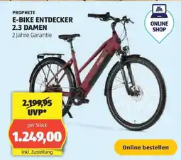 Hofer PROPHETE E-BIKE ENTDECKER 2.3 DAMEN Angebot