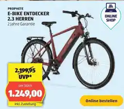 Hofer PROPHETE E-BIKE ENTDECKER 2.3 HERREN Angebot