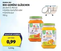 Hofer MAMIA BIO BIO-GEMÜSE GLÄSCHEN Angebot