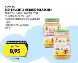 Hofer MAMIA BIO BIO-FRUCHT & GETREIDEGLÄSCHEN Angebot